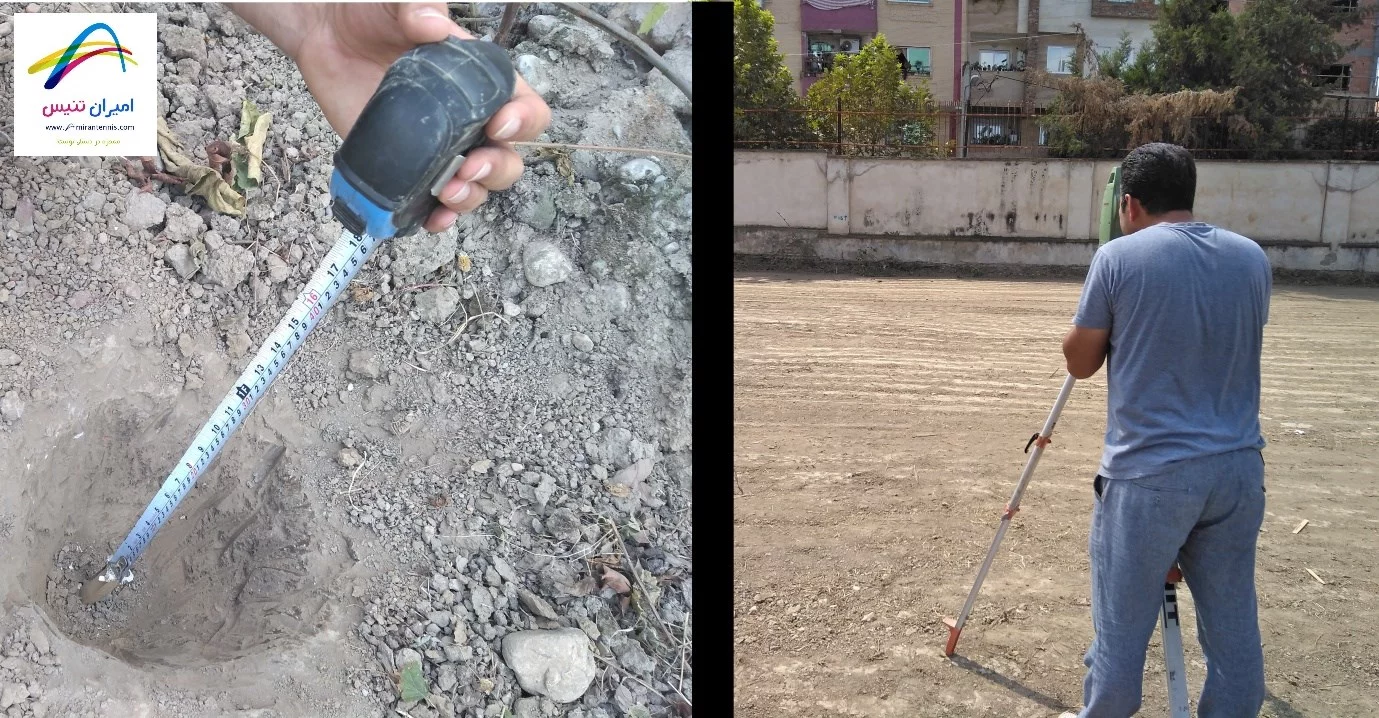 اهمیت نقشه برداری در ساخت زمین تنیس