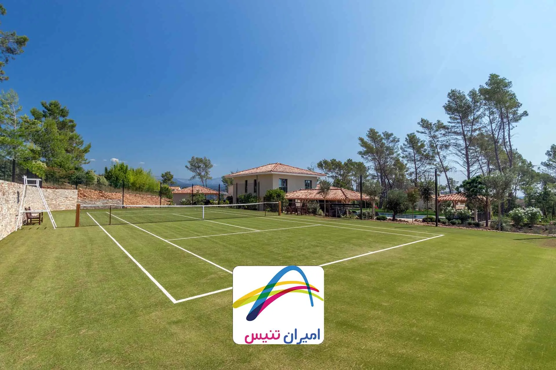 اجرای زمین تنیس|تنیس چمنی